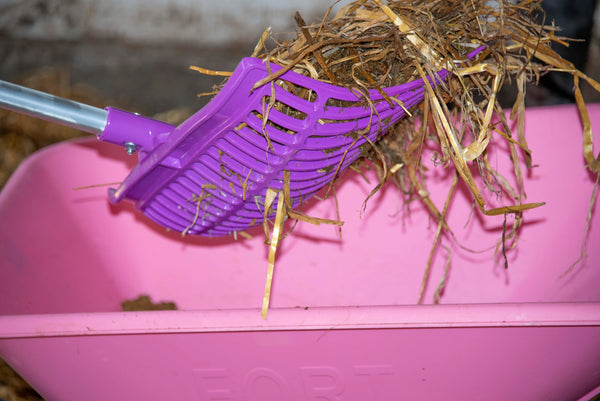 horizont Swedish 34711LI Manure Fork Shavings Fork Purple