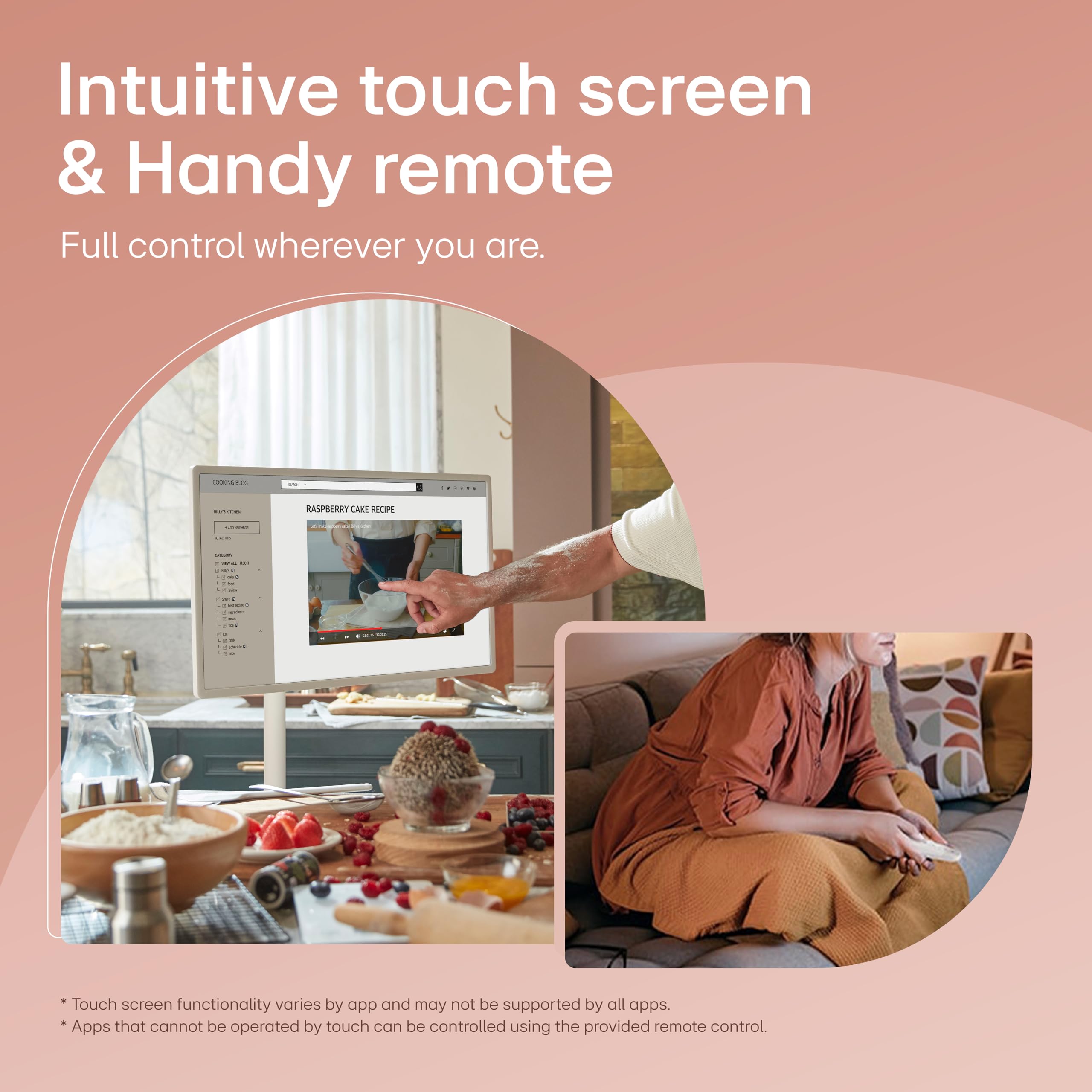 LG StanbyMe 27ART10AKPL 27 inch Wireless TV | Portable Smart Display | 1080p | 2023 series