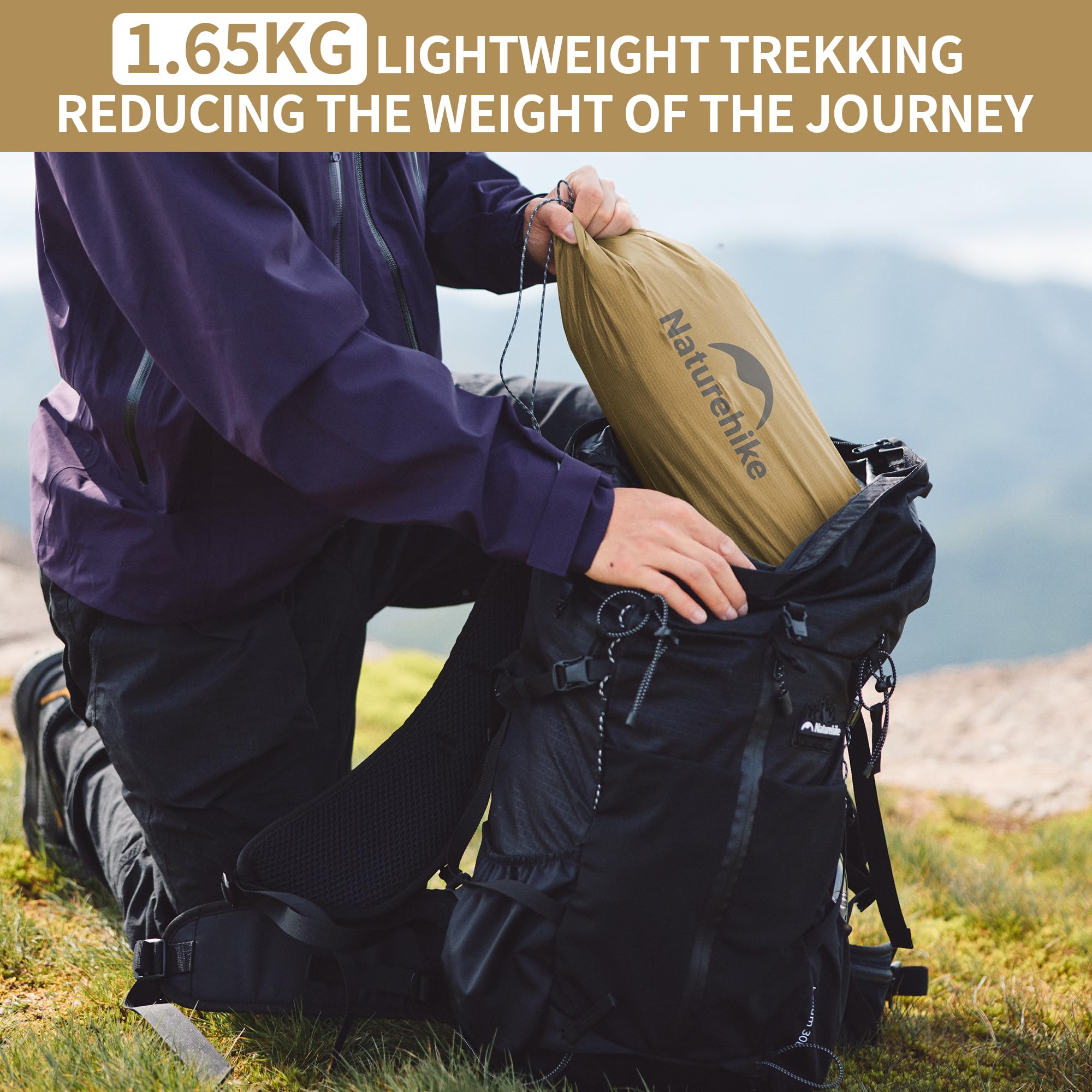 Naturehike Cloud up 2 Camping Tent 2 Man Backpacking Tent 3-4 Season Wild Country Tent Lightweight Dome Tent