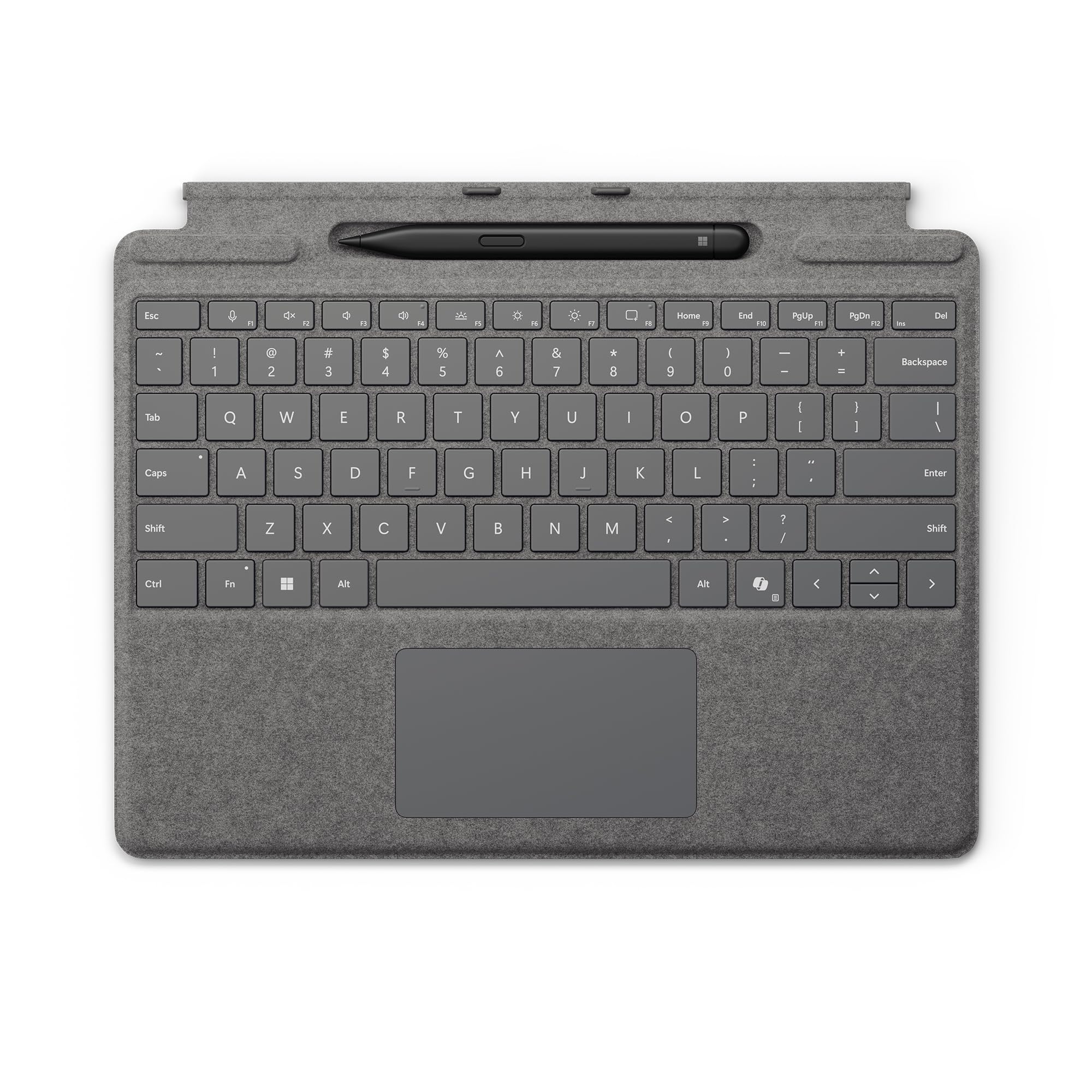 Microsoft Surface Pro Flex Keyboard with Slim Pen | Black | 2-in-1 Alcantara® Keyboard for Surface Pro Windows 11 Copilot+ PC