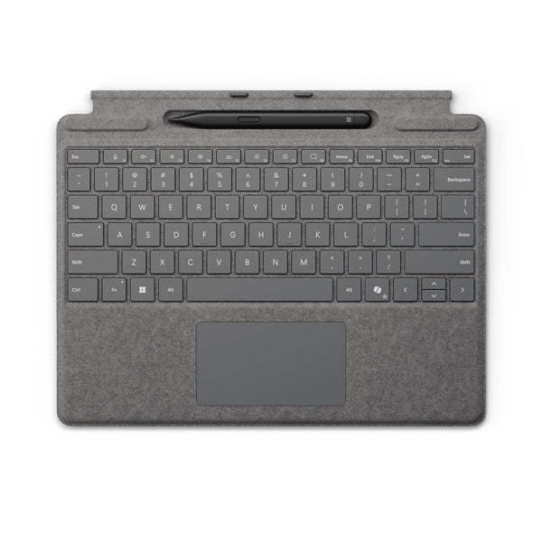 Microsoft Surface Pro Flex Keyboard with Slim Pen | Black | 2-in-1 Alcantara® Keyboard for Surface Pro Windows 11 Copilot+ PC