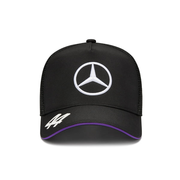 Mercedes AMG Petronas F1 2024 Lewis Hamilton Driver Trucker Cap - One Size Fits Most