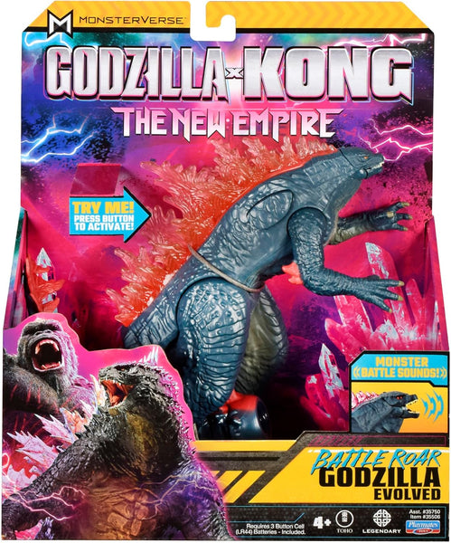 Godzilla x Kong: The New Empire, 7-Inch Authentic Battle Roar Godzilla Action Figure Toy, Iconic Collectable Movie Character in Unique Limited Edition Packaging, Toy Suitable for Ages 4 Years+
