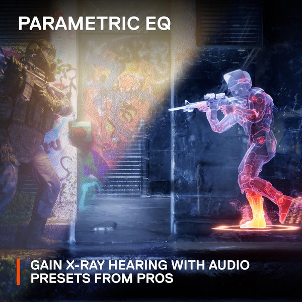 SteelSeries 60263 GameDAC Gen 2 (Xbox) Hi-Res Audio Amplifier - ESS Sabre Quad-DAC - AI Noise Cancellation - 360° Spatial Audio - Hi-Res Certified - PC,Xbox, PS5, PS4, Black