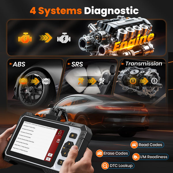 ANCEL FX6000 Bidirectional OBD2 Scanner, Car Diagnostic Tool for ABS/SRS/Transmission/Enigne,Diagnostic Machine for All Cars,Car Diagnostic Scanner with 10+ Active Test & 7 Reset Services,CANFD&DOIP