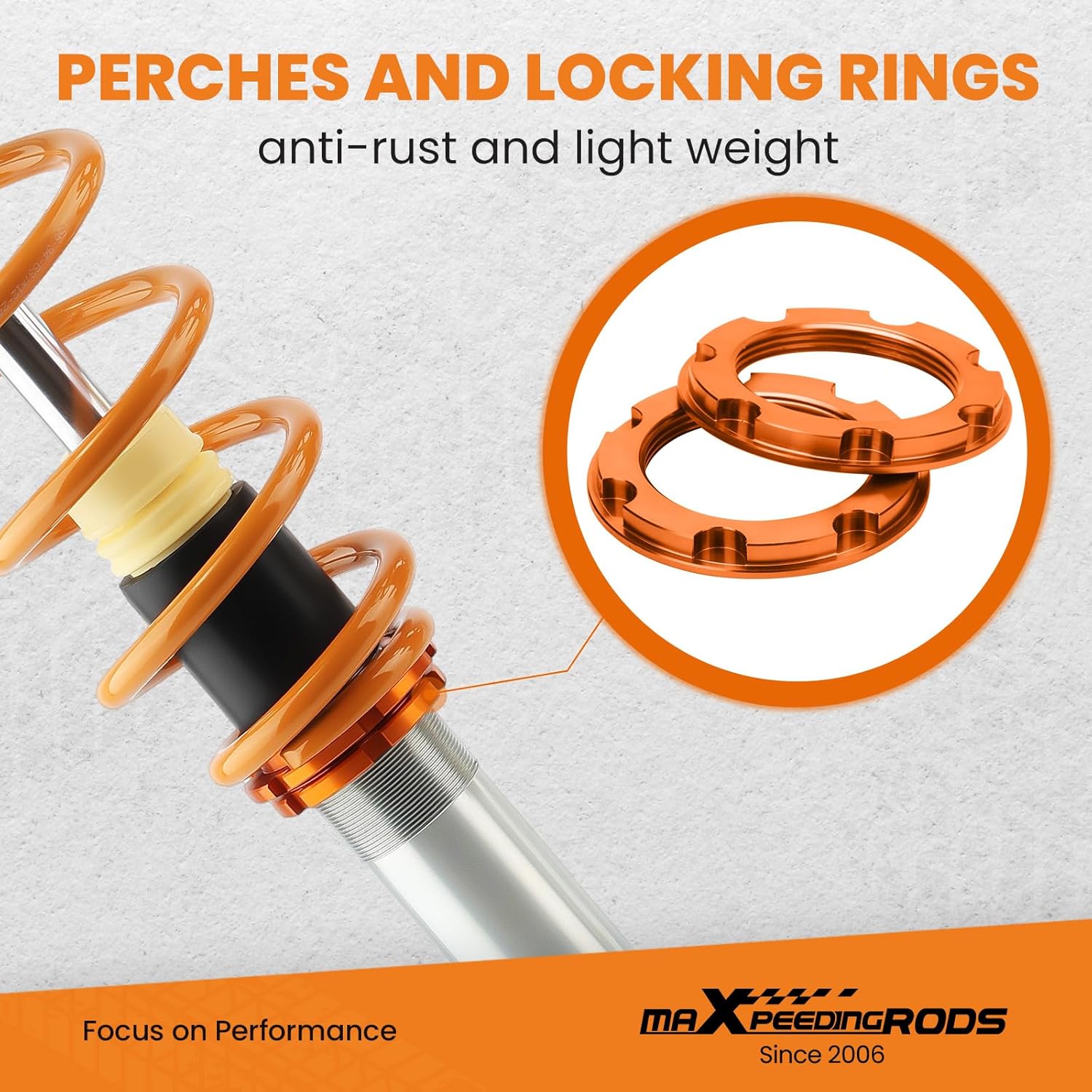 maXpeedingrods Coilovers for Jetta MK5/Golf MK5 MK6/Beetle 2012-2014/Touran 2004-2015/Scirooco 2008-2017