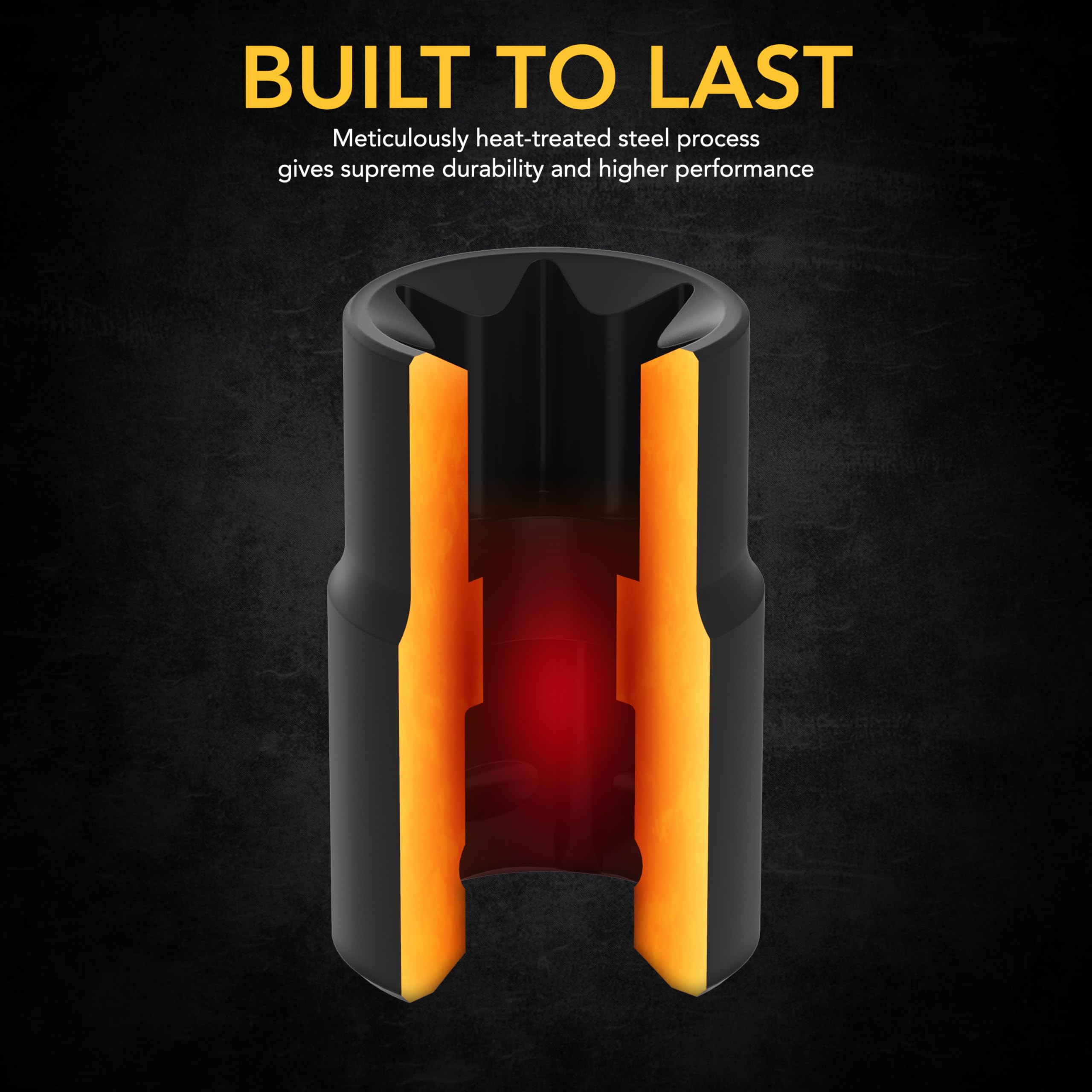 LEXIVON Master Wrench Key Set, 35-Piece Long Arm Ball End Hex Keys | 3-Pack Metric/SAE & Star, Industrial Grade S2 Alloy Steel (LX-131)