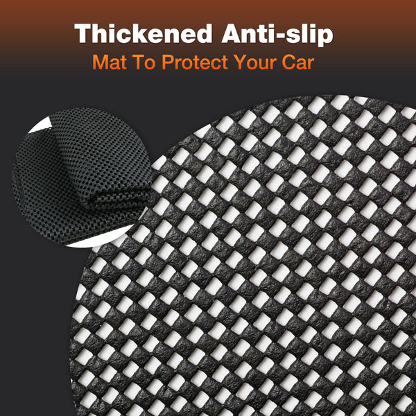 VALLYDOM Car Roof Bag 20 Cubic/560 L, 1680D PVC Waterproof Roof Bag No Need Rack, Roof Box with Anti Slip Pad, 6 Heavy-Duty Straps and Password Lock, Folding Soft Roof Bag for Cars with/Without Rack