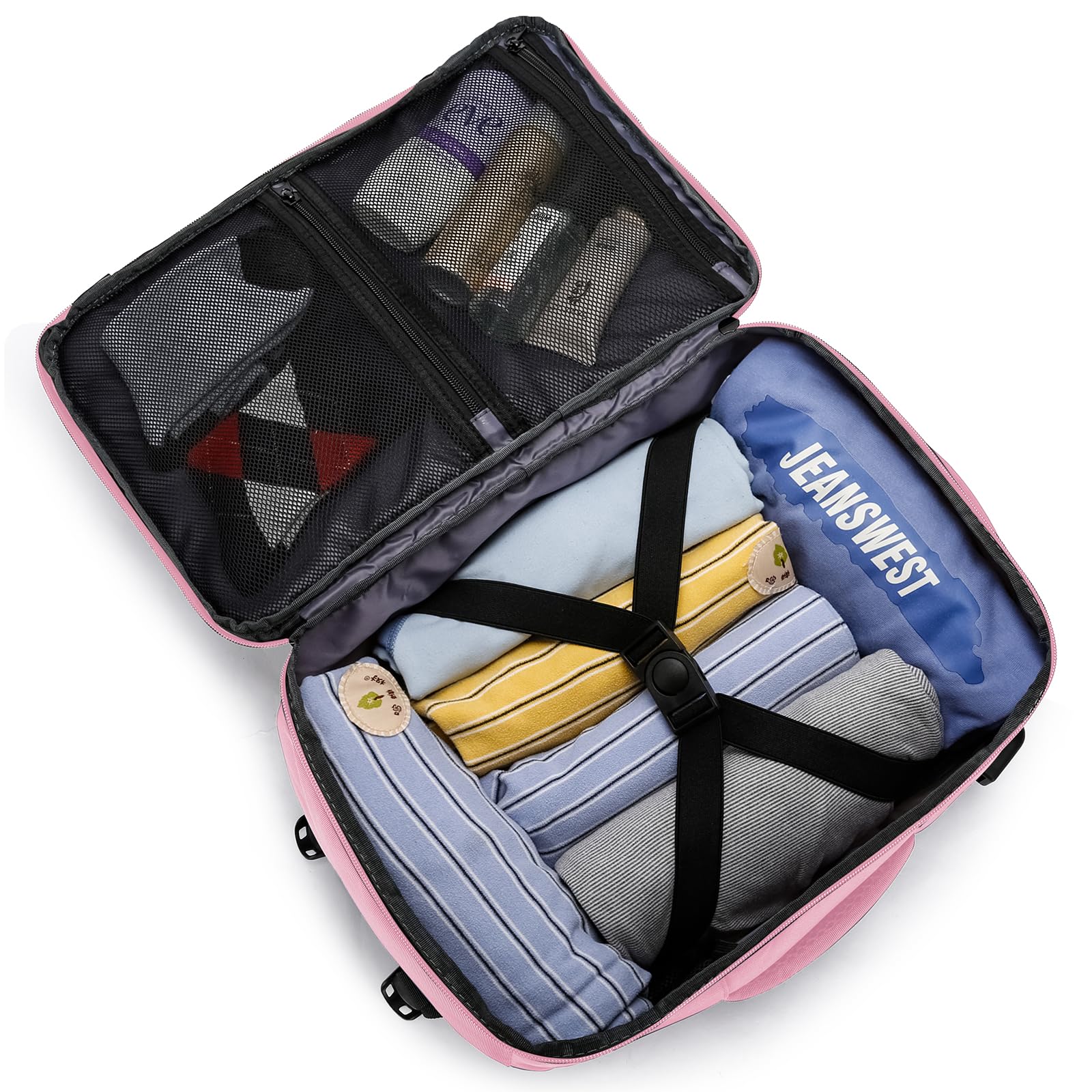 Cabin Bags 40x20x25 for Ryanair Underseat 20L Small Travel Hand Luggage Backpack Carry-ons Bag Cabin Size for Airplanes Flight Bag Travel Rucksack Fit 14 Inch Laptop with USB Charging Port-Black