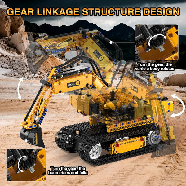 Technic Remote Control Robot Toys Building Sets, 5-IN-1 RC Robot and Car, Remote and App Controlled Building Kit for Kids, Engineering Kits for Teens, STEM Technic Boy Toys Gift Age 8-12 13 14 15+