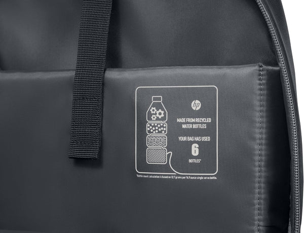 HP 15.6-Inch Laptop Backpack | Padded Laptop Compartment, Comfortable, Durable, Lightweight and Water-Resistant | Water-Bottle Pocket | Padded Shoulder Straps | Responsibly Made