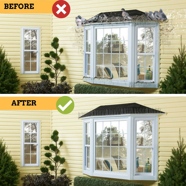 Defender Seagull Spikes Pack | 6 m | Glue | Bird Control Guide | Various Size Packs