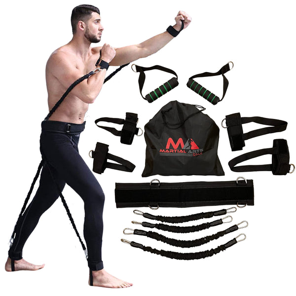 Boxing Bands, Boxing Resistance Bands, Full Body Resistance Band, MMA Training Equipment, Boxing Equipment, Punching Bands, 150 lbs Bands For Home