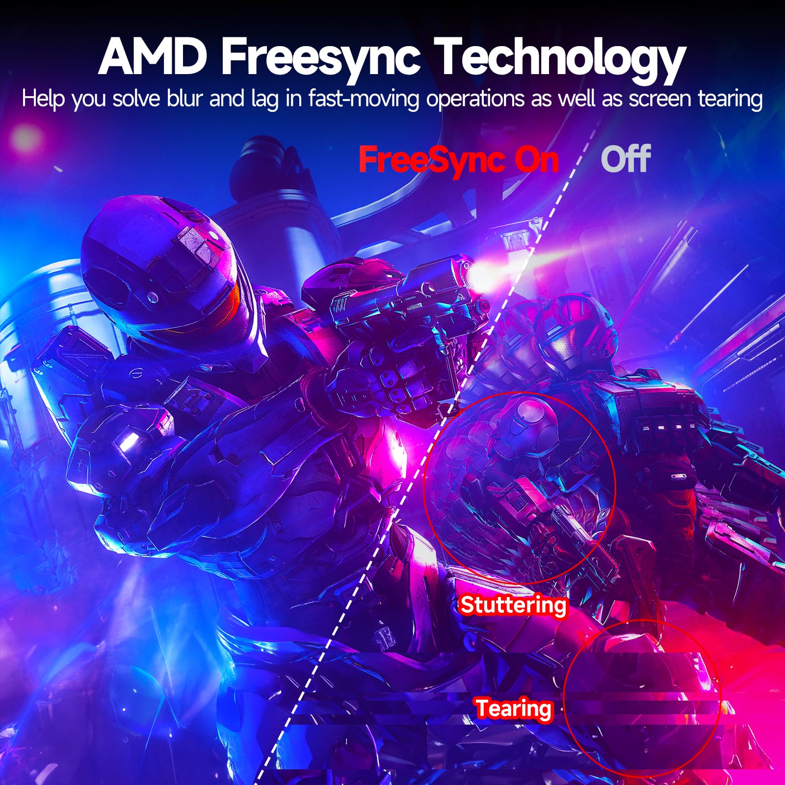 Curved Monitor 27 Inch 100Hz, PC Gaming Monitor with Speakers, AMD FreeSync Full HD 1080p Ultra-Thin Zero Frame Display for Home Office Business