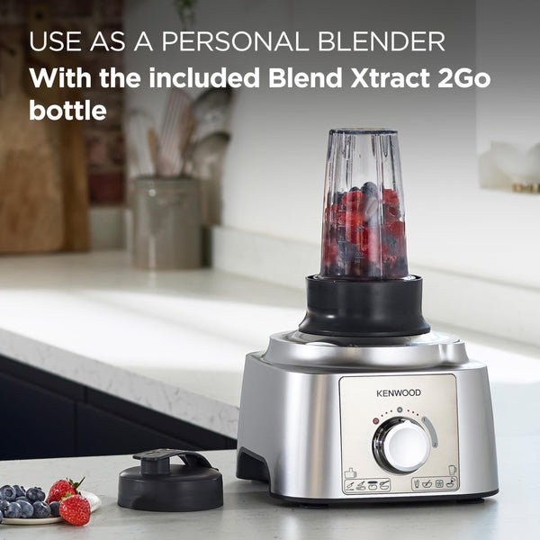 enwood FDP65.180SI All in 1 Food Processor Multipro Express, Silver