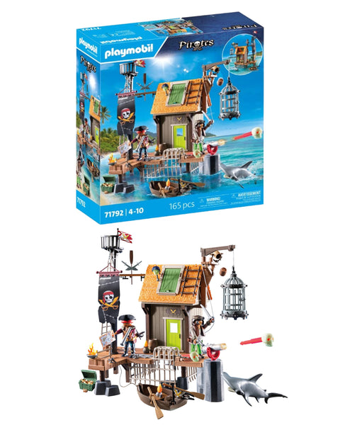Playmobil 71418 Pirates: Small Pirate Vessel, exciting adventures on the high seas, complete with extensive accessories, fun imaginative role-play, playsets suitable for children ages 4+