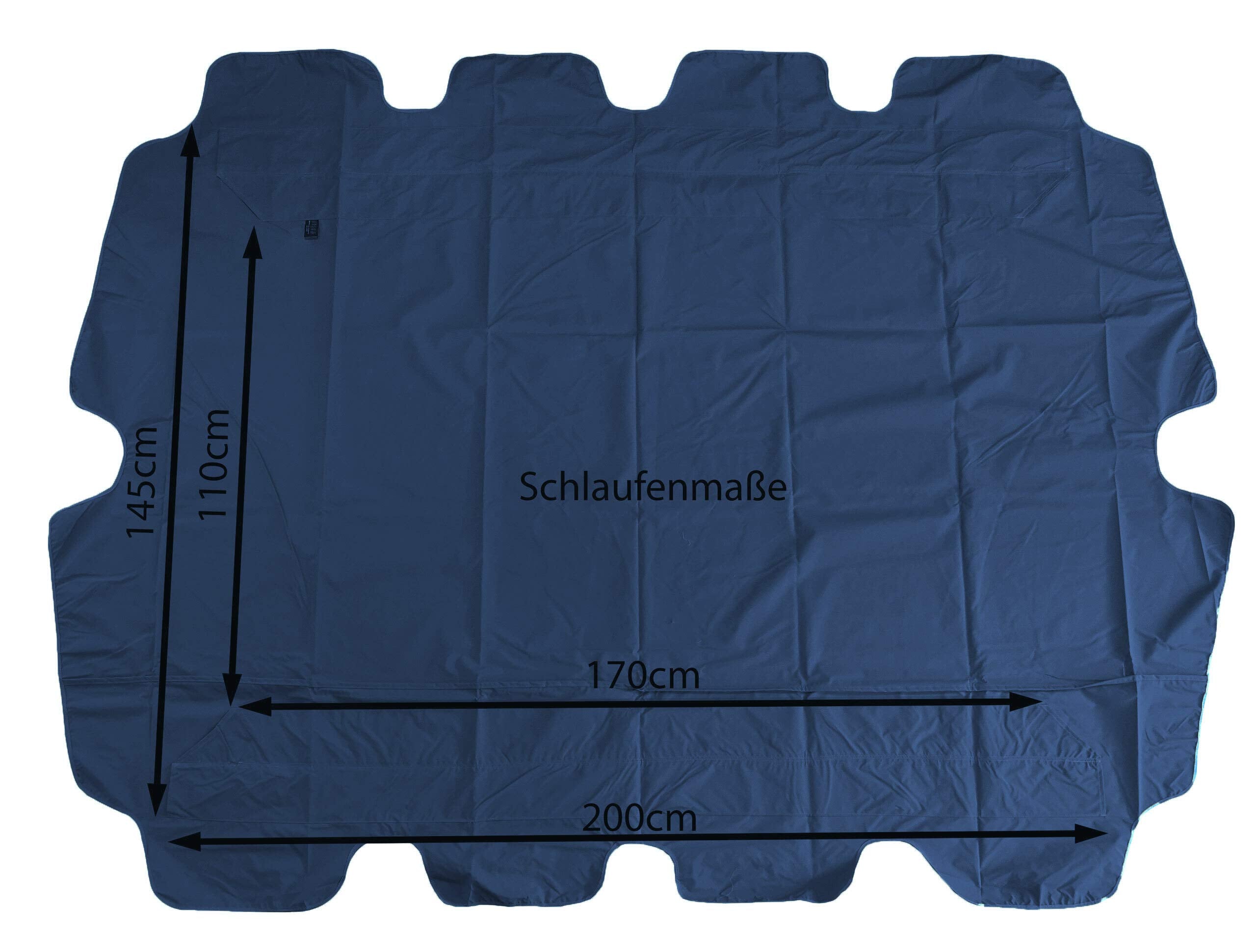 Quick-Star Replacement Roof Universal 3 Seater Swing Blue Replacement Cover Sun Canopy Swing Roof