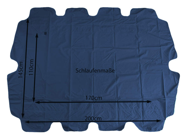 Quick-Star Replacement Roof Universal 3 Seater Swing Blue Replacement Cover Sun Canopy Swing Roof