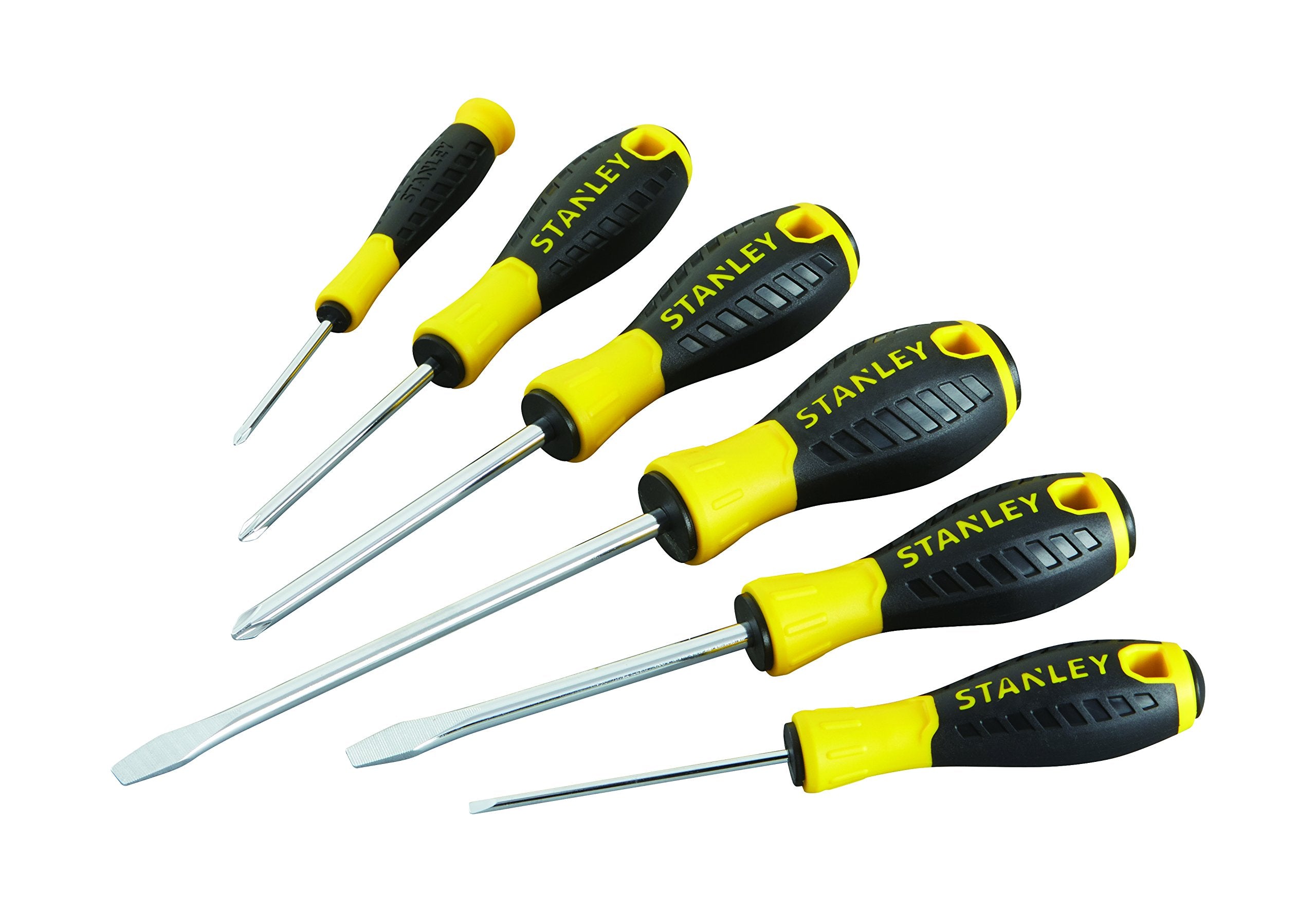 STANLEY STHT0-60210 Essential Screwdriver Set - Yellow (8-Piece)
