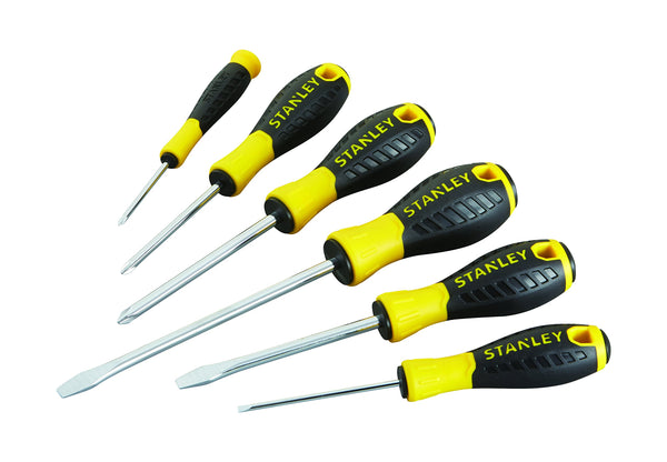 STANLEY STHT0-60210 Essential Screwdriver Set - Yellow (8-Piece)