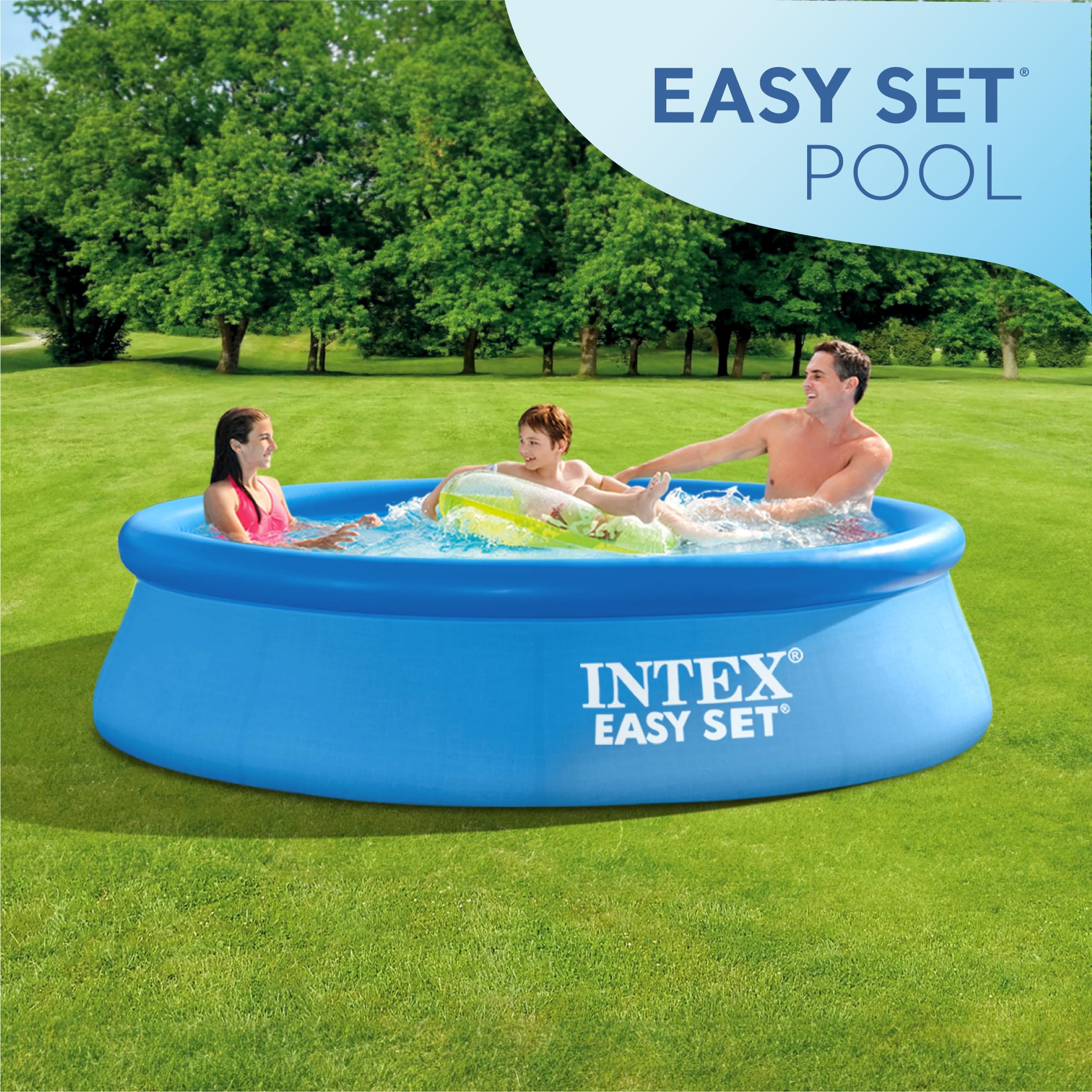 Intex 6ft x 20in Easy Set Swimming Pool #28101, Blue