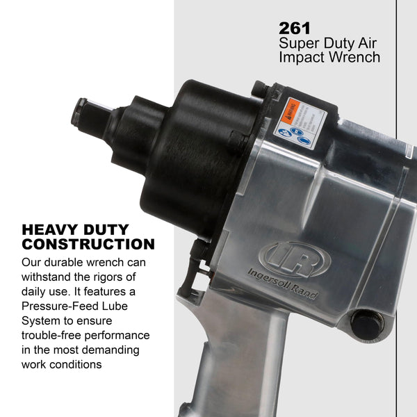 Ingersoll-Rand W7172-K22B-EU Impact Wrench, 3/4 Inch 20V Cordless Impact Wrench, 2X BL2022 Li-Ion Batteries 5.0 Ah + Charger Kit (UK Plug) in Case