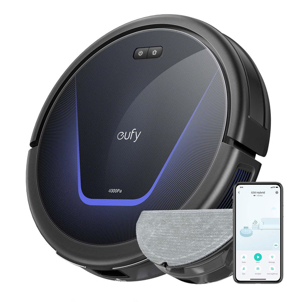 eufy Omni S1 Pro, Robot Vacuum Cleaner with Mop, HydroJet, Eco-Clean Ozone, Lift Mop, Auto Washing & Drying, Auto-Emptying, Detergent Dispenser + Automatic Water Refill and Drainage System