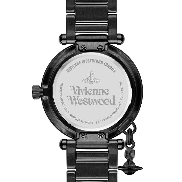 Vivienne Westwood Women's Orb Quartz Watch with Silver Dial Analogue Display and Stainless Steel Bracelet