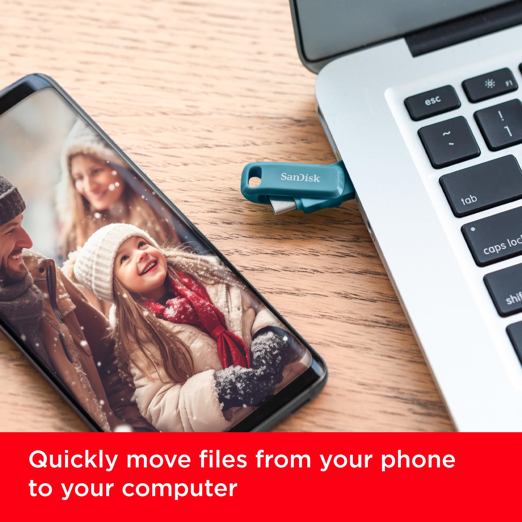 SanDisk Ultra Dual Drive USB flash drive 128 GB USB Type-A/USB Type-C 3.2 Gen 1 (3.1 Gen 1) Black, Silver