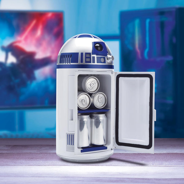 Menkind UKONiC Star Wars R2-D2 Personal AC/DC Mini Fridge with Light and Sounds
