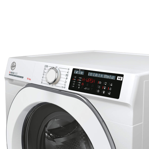 Hoover H-WASH 500 10kg Freestanding Washing Machine, 1400 RPM, A Rated, ECO‑Power Inverter Motor, hOn App, 60 Programmes, Care Dose, Power Care System, White, 60x59x85 cm ‑ HW 410AMC/1-80