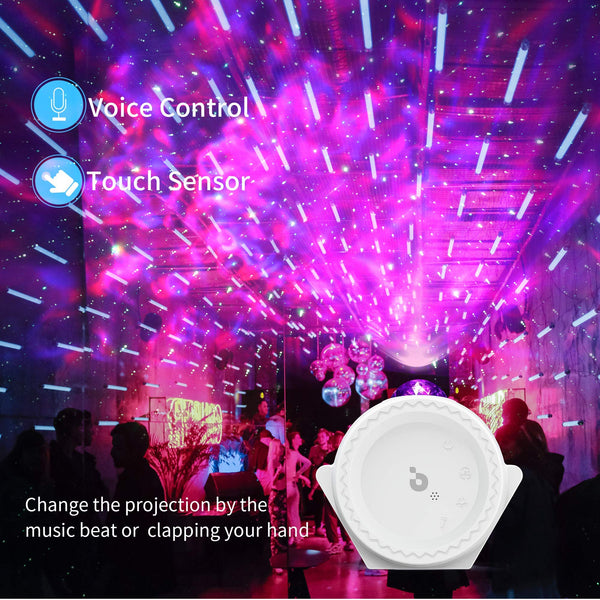Galaxy Projector Night Light: 3 in 1 Star Lights Projector with Nebula Ocean Moon, Kids Adults 3D Starlight Projector Sensory Lights with Voice/Timer Control,Compatible Alexa Google Assistant