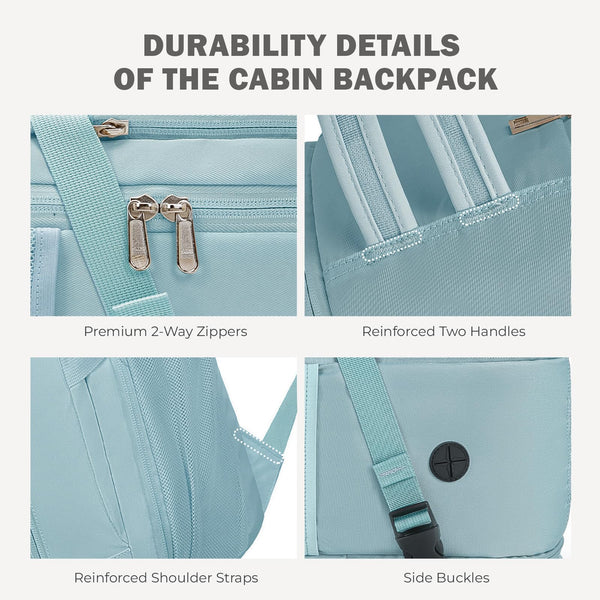 VMIKIV for Ryanair Cabin Bags 40x20x25 Underseat Carry On Bag,Small Travel Backpack Cabin Size for Men Women,Hand Luggage for Overnight, Weekend,Under Seat Casual Daypack for Airlines