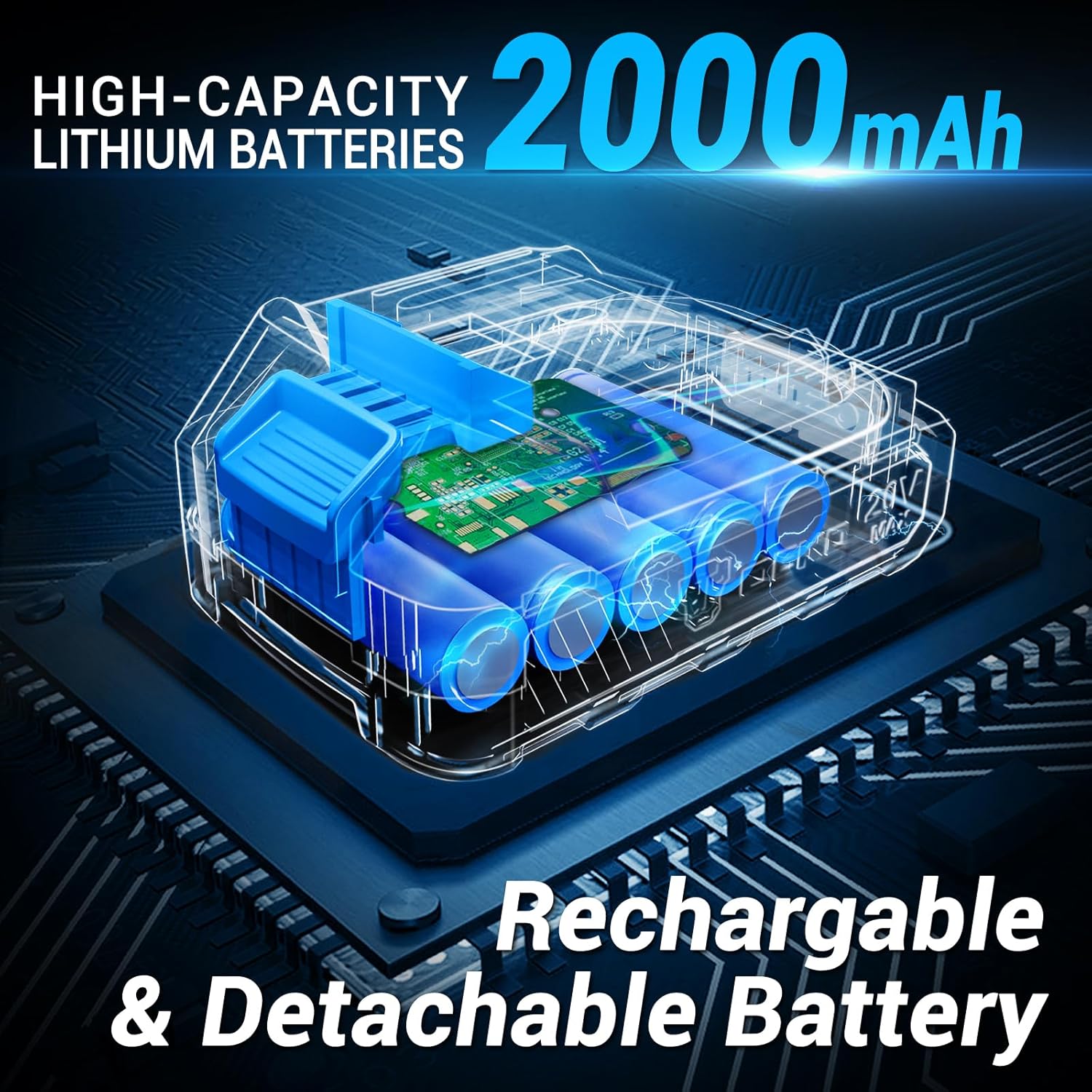 Hedge Trimmer Cordless: DEKOPRO 20V 2-in-1 Grass Trimmer Bush Trimmer with Battery for Yard, Garden, Lawn