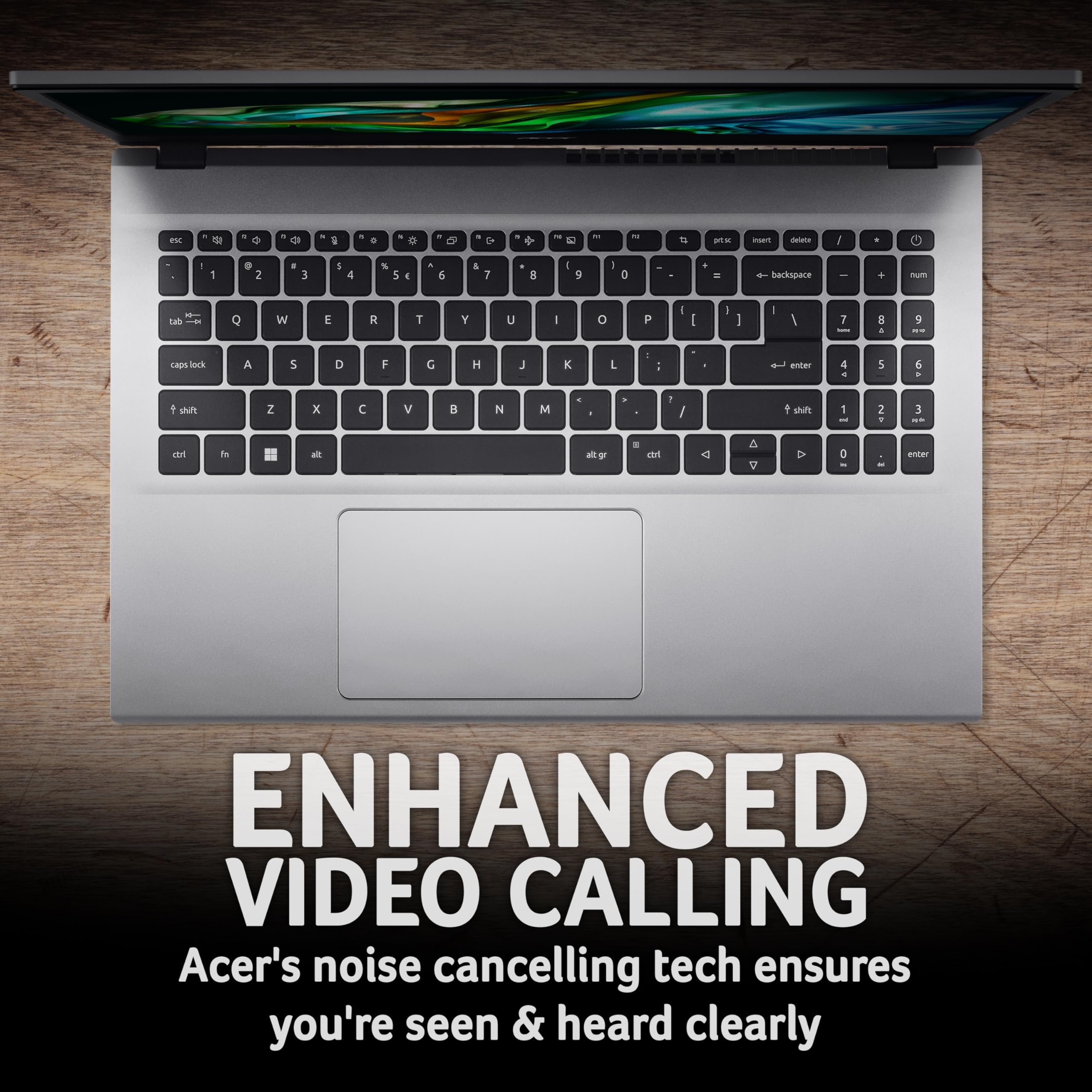 Acer Aspire Go 15 AG15-42P Laptop - AMD Ryzen 7 5825U, 16GB, 1TB SSD, Integrated Graphics, 15.6 Inch Full HD, Windows 11, Silver