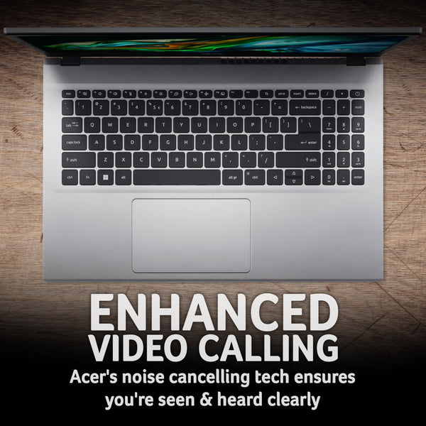 Acer Aspire Go 15 AG15-42P Laptop - AMD Ryzen 7 5825U, 16GB, 1TB SSD, Integrated Graphics, 15.6 Inch Full HD, Windows 11, Silver