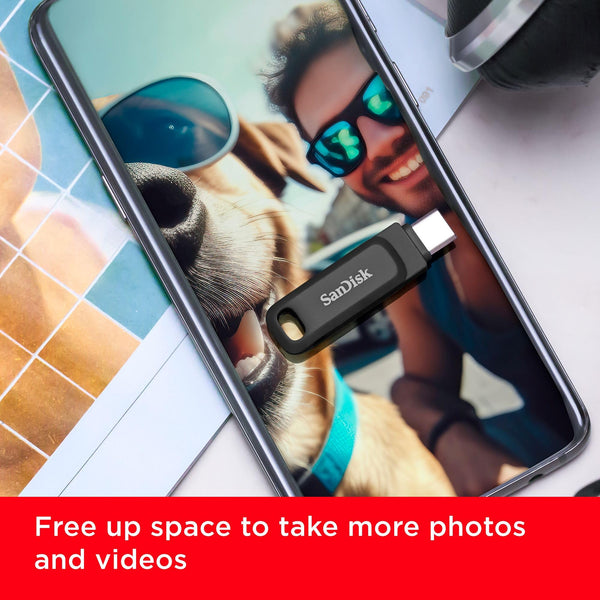 SanDisk Ultra Dual Drive USB flash drive 128 GB USB Type-A/USB Type-C 3.2 Gen 1 (3.1 Gen 1) Black, Silver