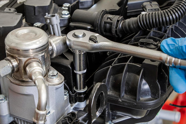 Sealey Premier Platinum 3/8" Sq Drive 90-Tooth Ratchet Wrench Flip Reverse, Quick Release, Micro Satin - AK7931