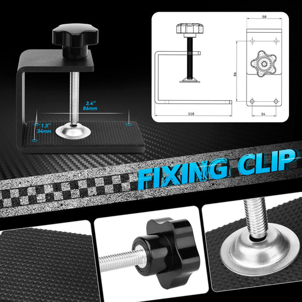 aikeec 64Bit PC USB Handbrake, Upgrade SIM Racing Games Handbrake for LO GITECH G25 G27 G29 T500 T300 THRUST MASTER FANATECOSW DIRT RALLY, 2M Nylon Cable/Reinforced Spring/Red+Clamp