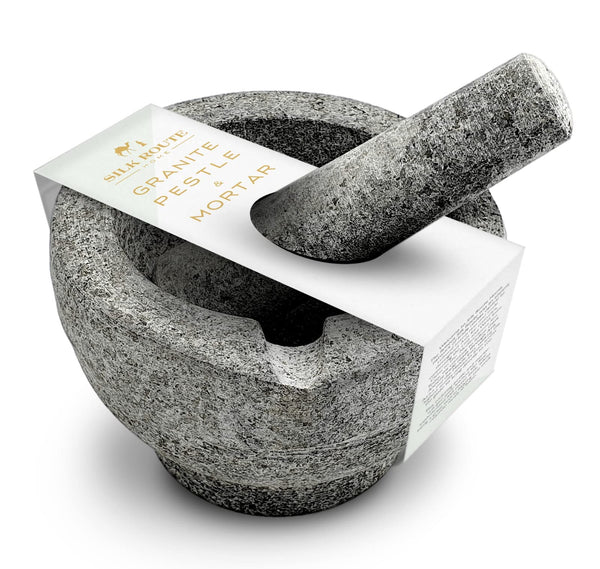 Classic Granite Pestle And Mortar With Spout By Silk Route Home