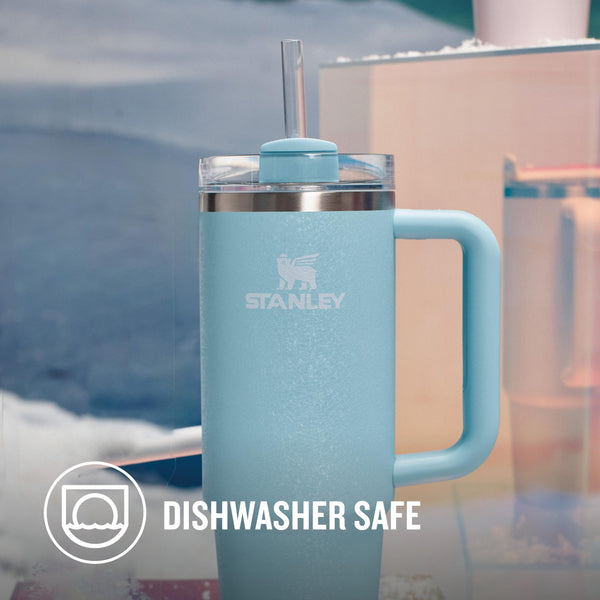 STANLEY Quencher H2.0 Flowstate Tumbler 1.2L - Cold for 11 Hours - Iced for 48 Hours - Metal Water Bottle with Straw, Handle and Lid - Dishwasher Safe - Travel Mug for Cold Drinks