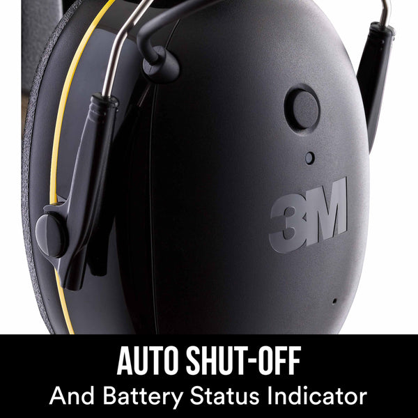 3M WorkTunes Connect Wireless Hearing Protector with Bluetooth Technology 90570E-1