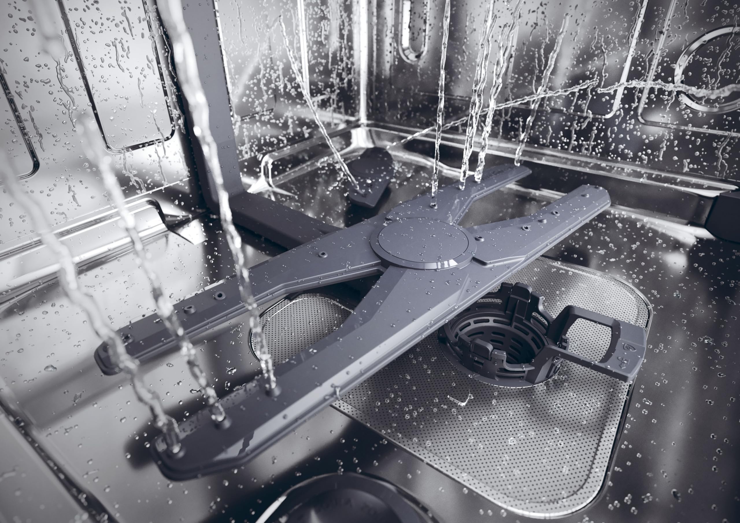 Haier XI1C3TB2FB-80 I-Pro Shine Series 4 Integrated Dishwasher, 11 place Setting, Black Bezel, C Rated