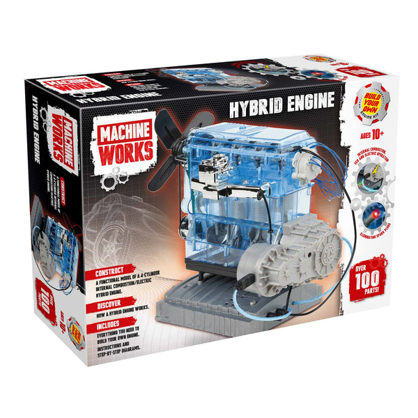 Machine Works Build Your Own Porsche 911 Boxer Engine Toy - Replica Model Building Kit - Features Sounds and Illumination, 280+ Pieces, 10+ Years