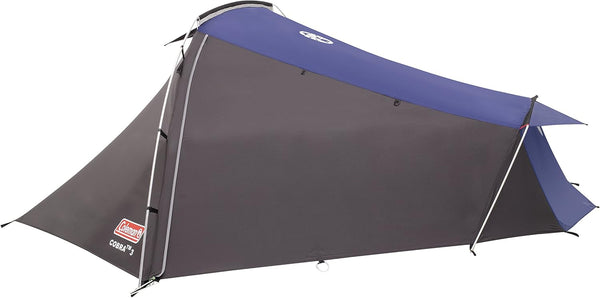 Coleman Cobra Backpacking Tent, Black, Blue, 3 Person