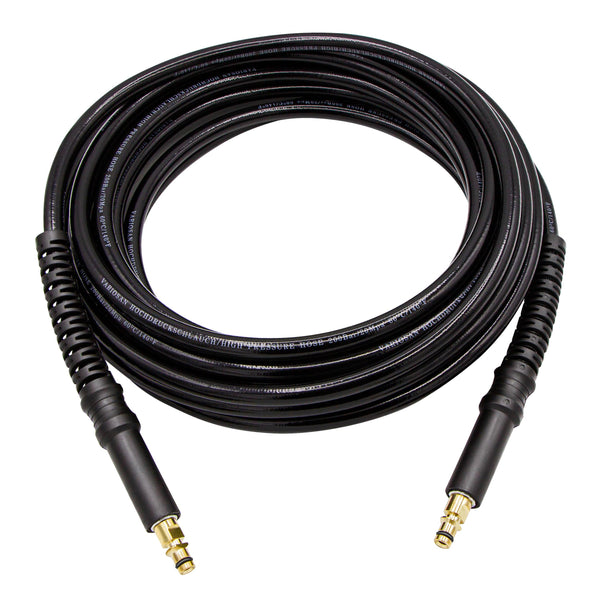 VARIOSAN High Pressure Hose for 16621 Pressure Washer 9 m Quick Connect Black 200 Bar Suitable for K?rcher K2 K3 K4 K5 K6 K7 and 2.641-721.0