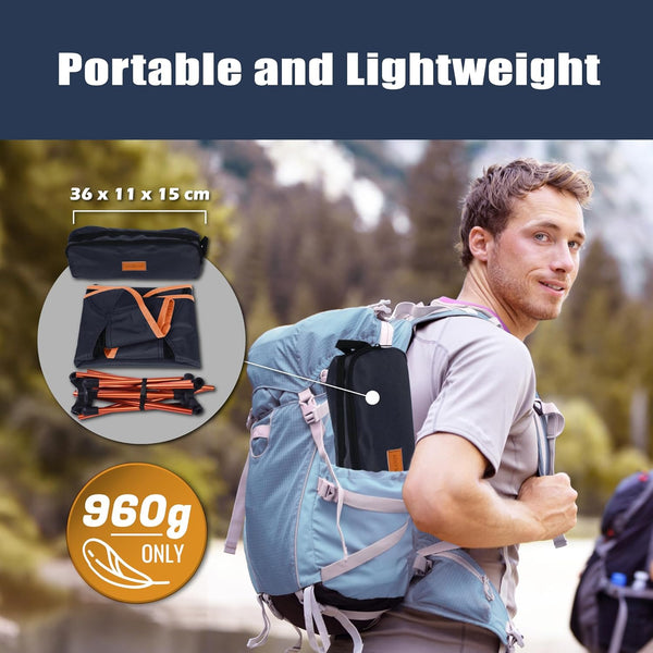 TREKOLOGY Ultra Lightweight Compact Portable Chairs for Adults for Outdoor, Garden, Picnic, Camping Fishing Folding Chair