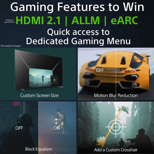 Sony BRAVIA, KD-65X75WL, 65 Inch, LED, Smart TV, 4K HDR, Google TV, ECO PACK, BRAVIA CORE, Narrow Bezel Design