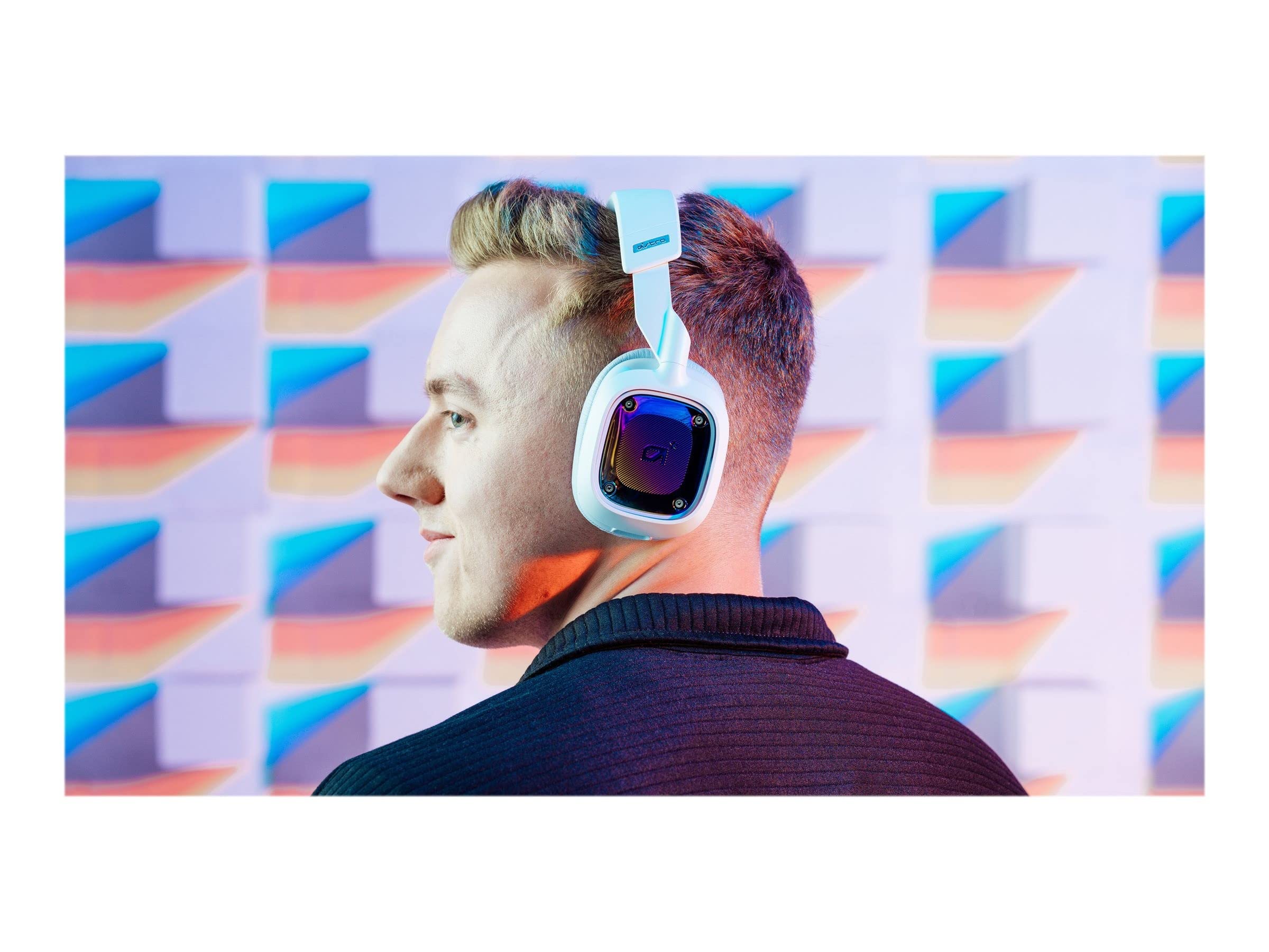 Logitech G Astro A30 LIGHTSPEED Wireless Gaming Headset, Bluetooth enabled, Dolby Atmos, Detachable Boom, 27h battery, USBC charging, for PS5, PS4, Xbox, Nintendo Switch, PC, Android - White