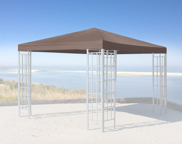 QUICK STAR Replacement Roof for Gazebo 3x3m Brown-Gray